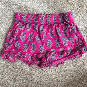 Floral Pink Girl’s Shorts